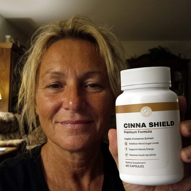 Cinna Shield customer holding their bottle